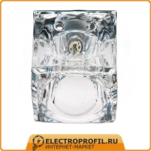28122 CD25  JCD9 35W G9 прозрачный,хром (с лампой) ВЫВЕДЕН ИЗ АССОРТИМЕНТА 28122