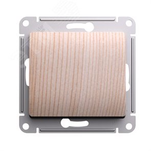 GSL001561 Glossa Механизм одноклавишного переключателя (сх.6), сосна (уп.5шт.) Systeme Electric (Россия) GSL001561