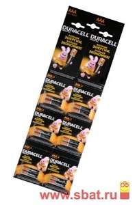 MN 2400/LR03/286 BL12 1,5V Basic AAA Элемент питания (отрывная лента-блистер 12шт.) Duracell MN 2400/LR03/286 BL12