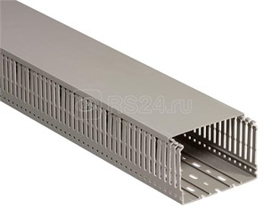CKM50-100-060-1-K03 Кабель-канал перфорированный 100х60 "ИМПАКТ-М" серый (уп.12м.) IEK® CKM50-100-060-1-K03