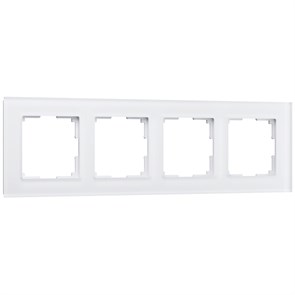 W0041105/WL01-Frame-04 Favorit Рамка на 4 поста, белый матовый (уп.5шт.) Werkel™ a051288-1