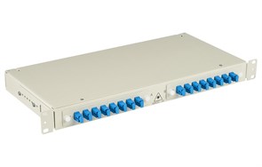 130303-01205 ШКОС-М-1U/2-16 -SC~16-SC/SM~16-SC/UPC Кросс оптич. 19" на 16 портов SC/UPC со сплайс пластиной (без пигтейлов и адаптеров) ССД (Россия) 130303-01205