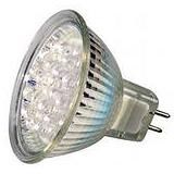 Лампа Feron MR16 12V зелен LED18  светодиодная с цоколем G5.3 684620