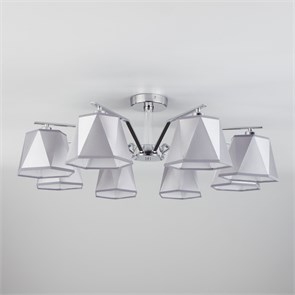 60076/8 хром Corner Потолочная люстра с абажурами Eurosvet 60076/8
