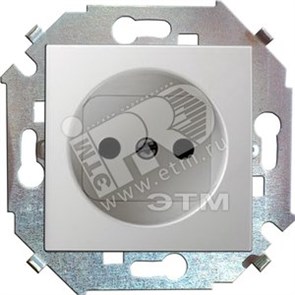 1591444-030 S15 Розетка 2P со шторками, 16А, 250В, винтовой зажим, белая (уп.20шт.) Simon Electric 1591444-030