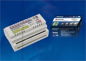 UCH-M131RC/0808 Диммер ламп накаливания, RS485 порт, возможно упр. контр., 8 вх./ 8 вых. (уп.10шт.) UCH-M131RC/0808