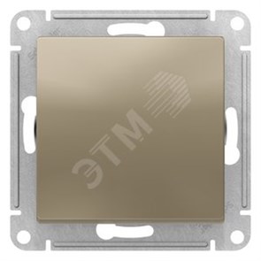 ATN000511 AtlasDesign Механизм выключателя одноклавишного (сх.1), шампань (уп.10шт.) Systeme Electric (Россия) ATN000511