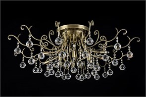 DIA760-12-B Коллекция Diamant crystal серия Frost Люстра 12xG9 40W бронза Maytoni Elegant DIA760-12-B