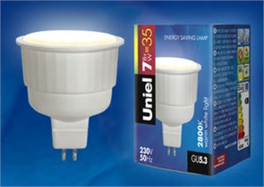 ESL-JCDR-7/2800/GU5.3 A лампа э/сб рефлект.Uniel (50шт.) 00932 685076
