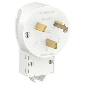 BLNSV003231 Blanca Вилка силовая для плит 2К+З, 32А, 250В белая (уп.6шт.) Systeme Electric (Россия) BLNSV003231