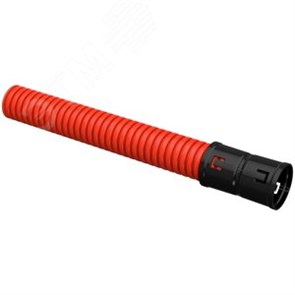 CTG12-040-K04-050-R Труба гофрированная двустенная Ø40мм с протяжкой с муфтой красная (бухта 50м.) IEK® CTG12-040-K04-050-R