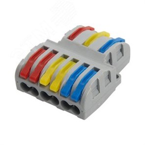 39499 LD222-427 Клемма монтажная 9х0,8-2,5/4мм² (для многопроволочной жилы) (уп.25шт.) Stekker (Китай) 39499