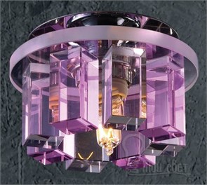 369354 NT09 104 хром/прозрачно-розовый Встраиваемый IP20 G9 40W 220V CARAMEL 3 369354