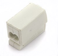 224-122 Клемма для светильников 3х0,5-2,5мм² (2 жёстких, 1 гибкий провод) белая (уп.100шт.) WAGO (Германия) 224-122