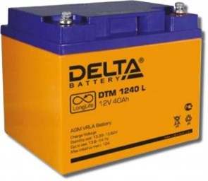 DTM1240L Аккумулятор 12В/40 А/ч DELTA (Китай) DTM1240L