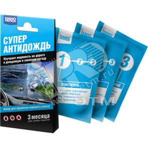 115 Набор салфеток супер Антидождь (уп.24шт.) Nanoprotech 685785