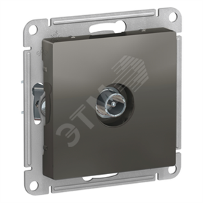 ATN000991 Atlasdesign Механизм TV розетки оконечной 1DB, сталь (уп.10шт.) Schneider Electric ATN000991