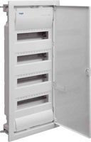 VU48AT Volta Щиток для сплошных стен, IP30, 4x12М, DIN43871, глубина уст. 90мм, RAL9010 HAGER VU48AT