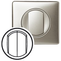 68302 Celiane Лицевая панель 2 клавиши для Кат. № 0 670 01/02/31/32 титан (уп.10шт.) LEGRAND 68302