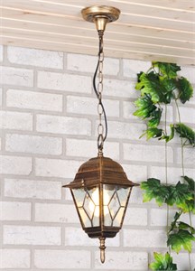 Vega H черное золото Светильник уличный подвесной  Vega H