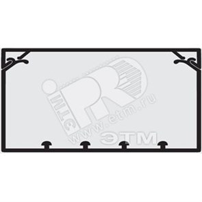 01792 In-liner TA-GN 150x80 Короб с крышкой с направляющими для установки разделителей (уп.8м.) ДКС 01792
