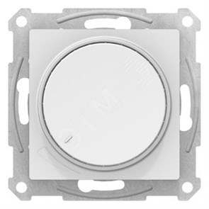 ATN000134 AtlasDesign Механизм Светорегулятора (диммер) поворотно-нажимной 315W, белый ВЫВЕДЕН ИЗ АССОРТИМЕНТА ATN000134
