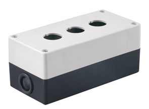 SQ0705-0003 Корпус КП103 для кнопок 3 места белый (уп.100шт.) TDM SQ0705-0003