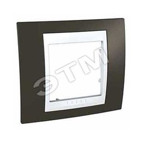 MGU6.002.571 Unica Хамелеон Рамка 1 место, какао/бежевая (уп.10шт.) Schneider Electric MGU6.002.571
