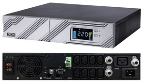 SRT-2000A LCD Smart-UPS SMART RT, Line-Interactive, 2000VA / 1800W, Rack/Tower, IEC, Serial+USB, SmartSlot, подкл. доп. батарей Powercom SRT-2000A
