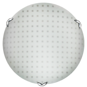 988018911, Софи Светильник d300 белый/песк/хром 2х60W E27 НПБ-300 н. 687062