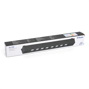 48372 AL130 серия LensLine, 20W, 1800 Lm, 4000К, 60 градусов, черный Светильник трековый светодиодный на шинопровод FERON 48372