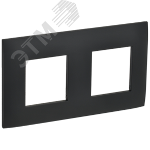 SK-M22-K53 Skandy Рамка 2 поста, графит (уп.10шт.) IEK® (Китай) SK-M22-K53