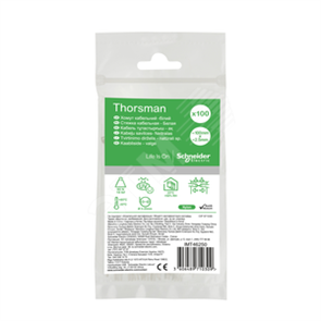 IMT46254 Multifix Thorsman Стяжка P6.6 стандартная, белая устойчивая к УФ-излучению, 3,6х150мм (уп.100шт.) Schneider Electric IMT46254