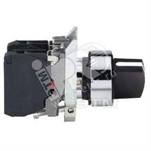 XB4BD33 Переключатель с фиксацией 3 позиции 1но+1но (уп.5шт.) Schneider Electric XB4BD33