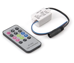 RC-DC12V-12A Контроллер с пультом для светодиодной ленты RGB 12А,мощность 144Вт IP65 Elektrostandart RC-DC12V-12A