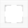 W0011101/WL01-Frame-01 Favorit Рамка на 1 пост, белая, стекло (уп.5шт.) Werkel™ a051192-1