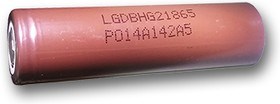 LGDBHG21865 (18650), Аккумулятор Li-ion, 3000mAh, 20А, 3.7V высокотоковый (18х65мм) LG Chem LGDBHG21865
