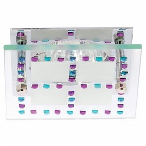 Светильник точечный встраиваемый Italmac Quartz 51 5 05 MR16 хром 50 Вт  51 5 05