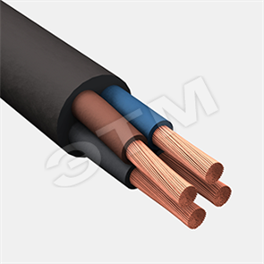 КГн 4х2,5мм² Кабель силовой маслостойкий пониженной горючести Севкабель КГн 4х2,5