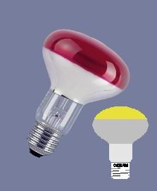 310466 желтая R63 40W Y E27 Лампа Osram 688524