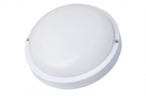 LBF-0312 C01 Светильник LED влагозащищённый, 12 Вт, IP54, 220В,  круг Ultraflash  LBF-0312 C01