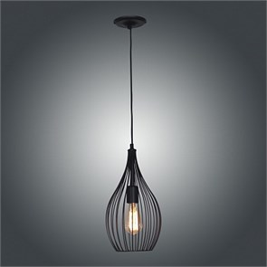 Сохо 211 Подвес черный Е27 1x60W Е27 d200 h870 (Росток) 988029146