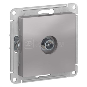 ATN000393 AtlasDesign Механизм TV розетки коннектор 1DB, алюминий (уп.10шт.) Schneider Electric ATN000393