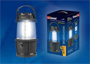 S-TL014-B Black Фонарь серии Стандарт Night Glowworm-20. прорезиненный корпус. 20 LED. упаковка картонный короб. 3хD н-к. цв черный UNIEL S-TL014-B Black