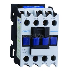 221560 Контактор NC1-1810 18А 400В/АС3 1НО 50Гц (R) CHINT 221560