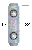 UNI-I*R Соединение прямое, никель (30-0025 N*R), (Комплект (1шт.) Halla Lighting  689167