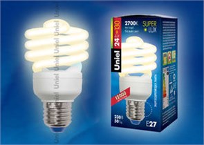 ESL-H21-M24/2700/E27 PREMIUM Лампа энергосберегающая (уп.50шт.) UNIEL ESL-H21-M24/2700/E27