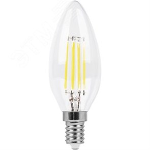 25958 Filament LB-73 B LED 9Вт E14 4000К 840Лм свеча 220В (замена 75Вт) Лампа светодиодная (уп.10/100шт.) FERON (Китай) 25958