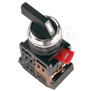 BSW10-ALCLR-3-K02 АLСLR-22 черный 3 пол. I-O-II 1з+1р Переключатель (уп.10шт.) IEK® (Китай) BSW10-ALCLR-3-K02