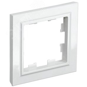 BR-M12-K01 BRITE Рамка 1 пост, белая (уп.10шт.) IEK® (Китай) BR-M12-K01